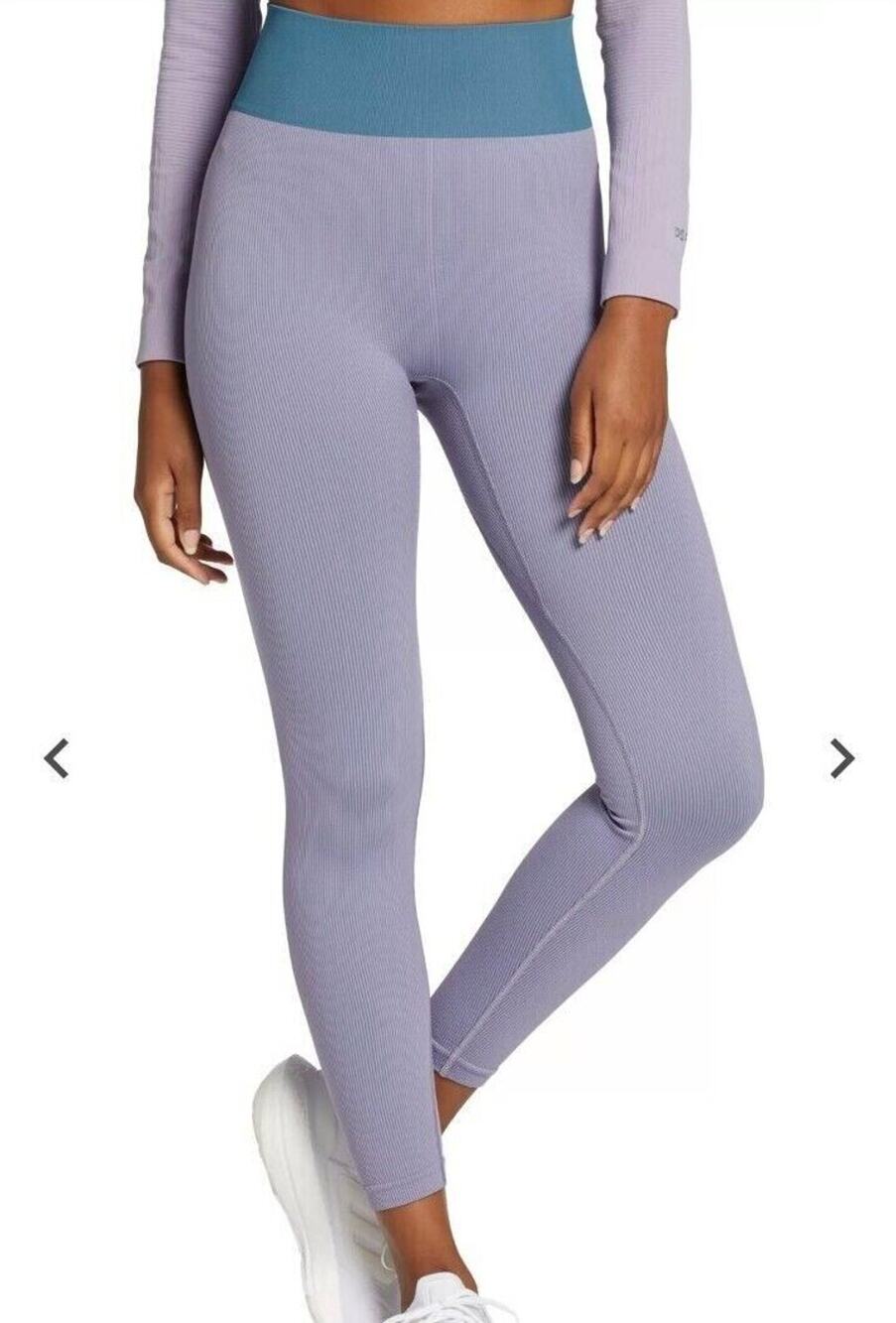 DSG Womens Seemless Iridescent Tight Smokey Lavender/Sapphire XXS NWT FREE SHIPP